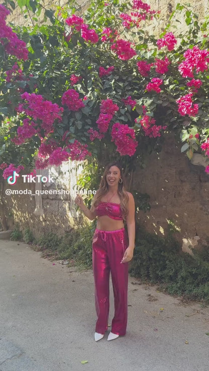 Top e Pantalone Glitterato